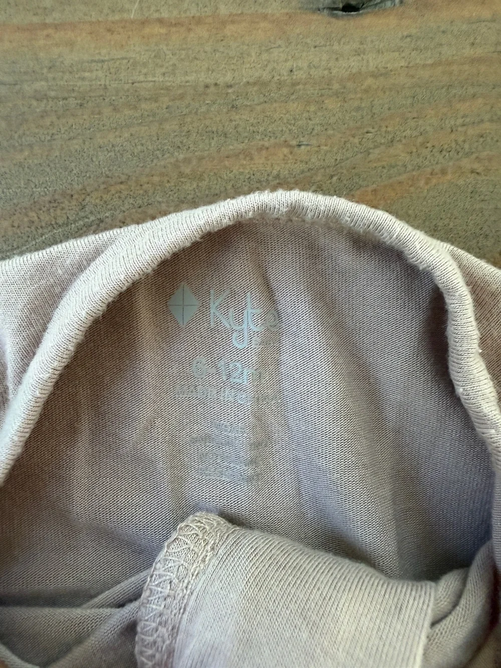Kyte BABY Bamboo Pink Footed Baby One-Piece Zipper Sleeper - 6-12 Months